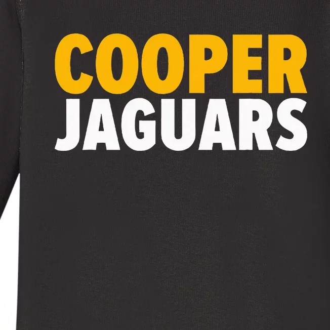 Cooper Jaguars Bold Baby Long Sleeve Bodysuit