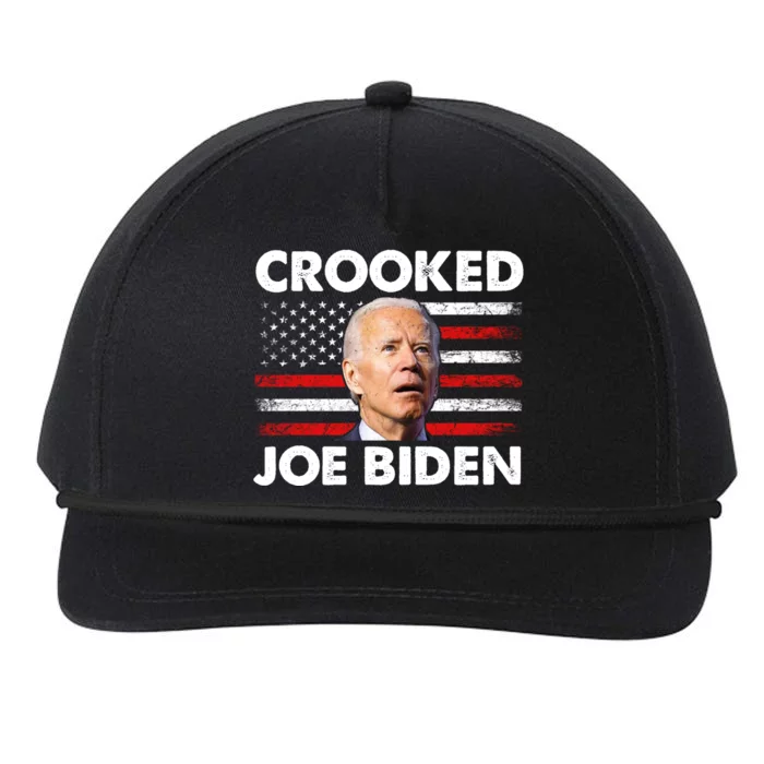 Crooked Joe Biden Trump Quote Called Joe Biden Crooked Snapback Five-Panel Rope Hat