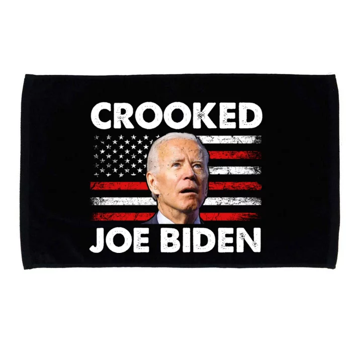 Crooked Joe Biden Trump Quote Called Joe Biden Crooked Microfiber Hand Towel