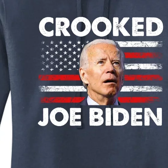 Crooked Joe Biden Trump Quote Called Joe Biden Crooked Women's Pullover Hoodie