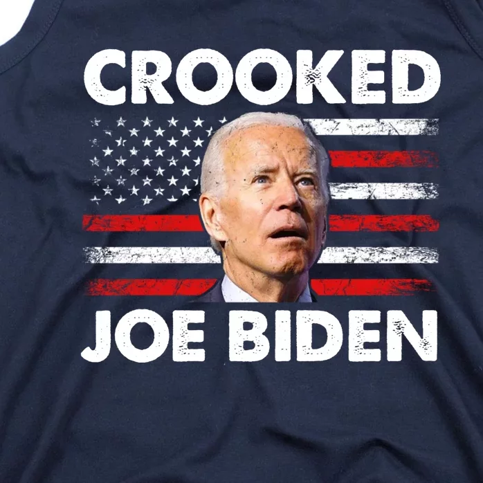 Crooked Joe Biden Trump Quote Called Joe Biden Crooked Tank Top