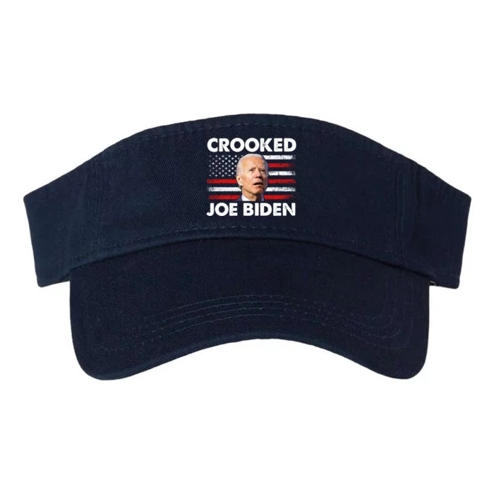 Crooked Joe Biden Trump Quote Called Joe Biden Crooked Valucap Bio-Washed Visor