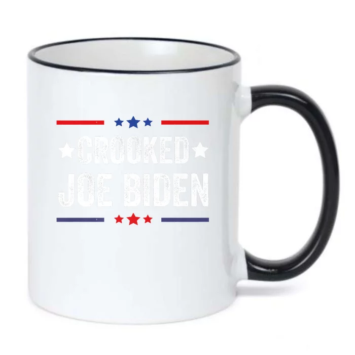 Crooked Joe Biden Trump Quote Called Joe Biden Crooked Black Color Changing Mug