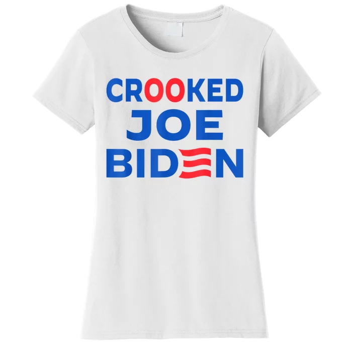 Crooked Joe Biden Trump Quote Called Joe Biden Crooked Women's T-Shirt