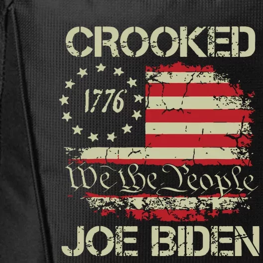 Crooked Joe Biden Trump Quote Called Joe Biden Crooked. City Backpack