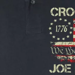 Crooked Joe Biden Trump Quote Called Joe Biden Crooked. Softstyle Adult Sport Polo