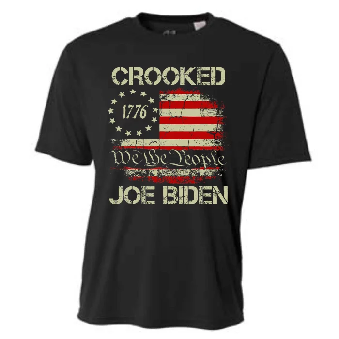 Crooked Joe Biden Trump Quote Called Joe Biden Crooked Cooling Performance Crew T-Shirt