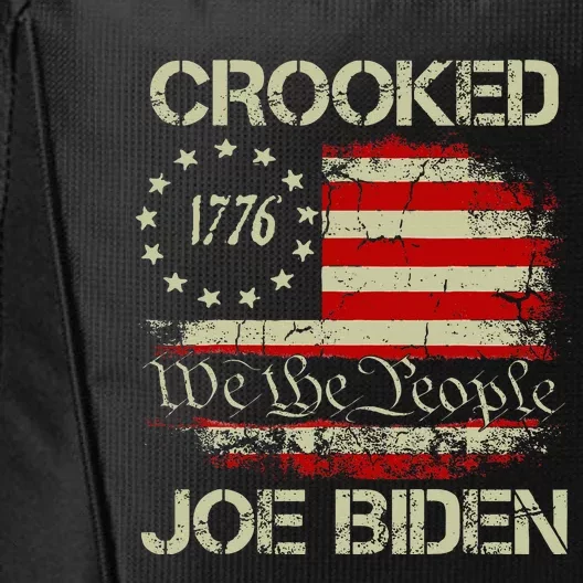 Crooked Joe Biden Trump Quote Called Joe Biden Crooked City Backpack