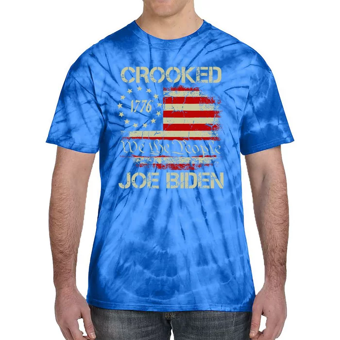 Crooked Joe Biden Trump Quote Called Joe Biden Crooked Tie-Dye T-Shirt