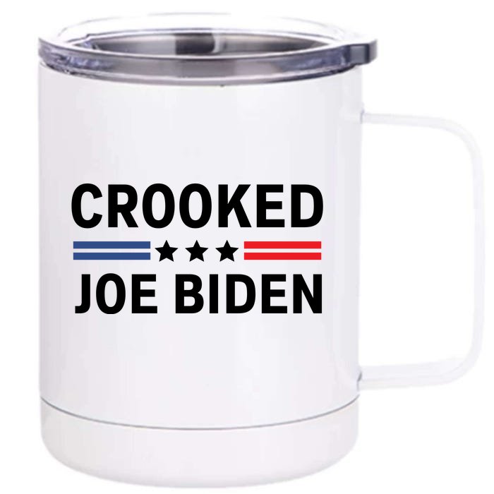 Crooked Joe Biden Front & Back 12oz Stainless Steel Tumbler Cup