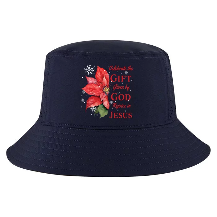 Celebrate Jesus Birth Christian Christmas Gift Cool Comfort Performance Bucket Hat