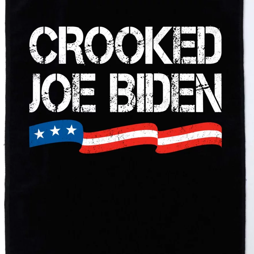 Crooked Joe Biden Trump Quote Called Joe Biden Crooked Platinum Collection Golf Towel