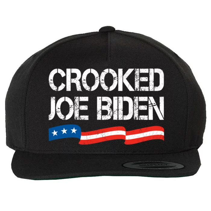 Crooked Joe Biden Trump Quote Called Joe Biden Crooked Wool Snapback Cap