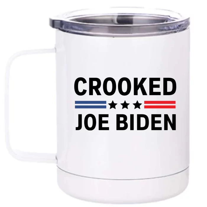 Crooked Joe Biden Front & Back 12oz Stainless Steel Tumbler Cup