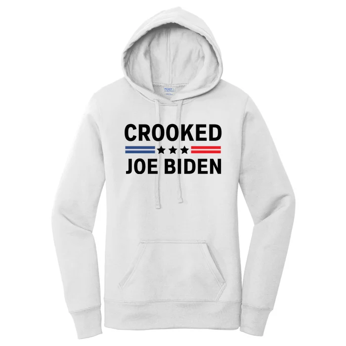 Crooked Joe Biden Women's Pullover Hoodie