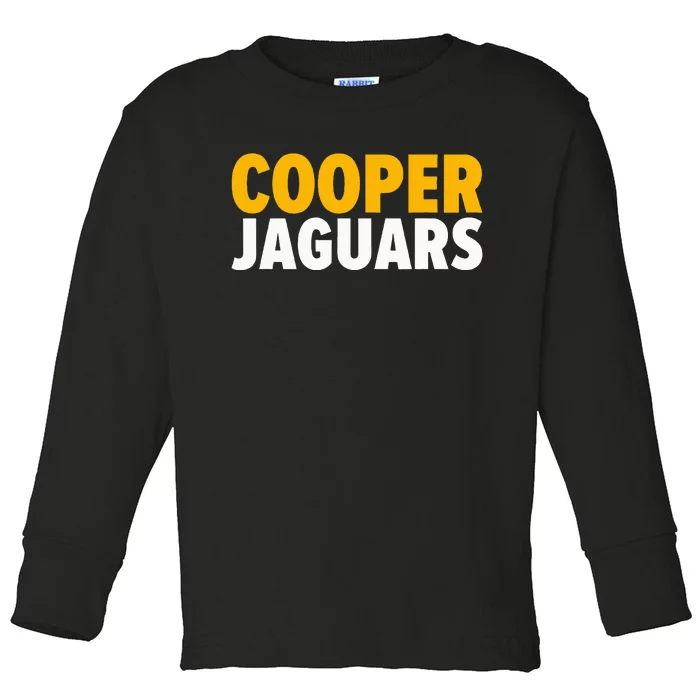 Cooper Jaguars Bold Toddler Long Sleeve Shirt