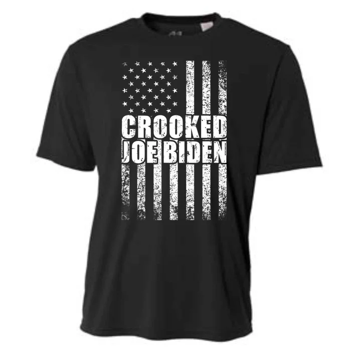 Crooked Joe Biden Trump Quote Called Joe Biden Crooked Cooling Performance Crew T-Shirt