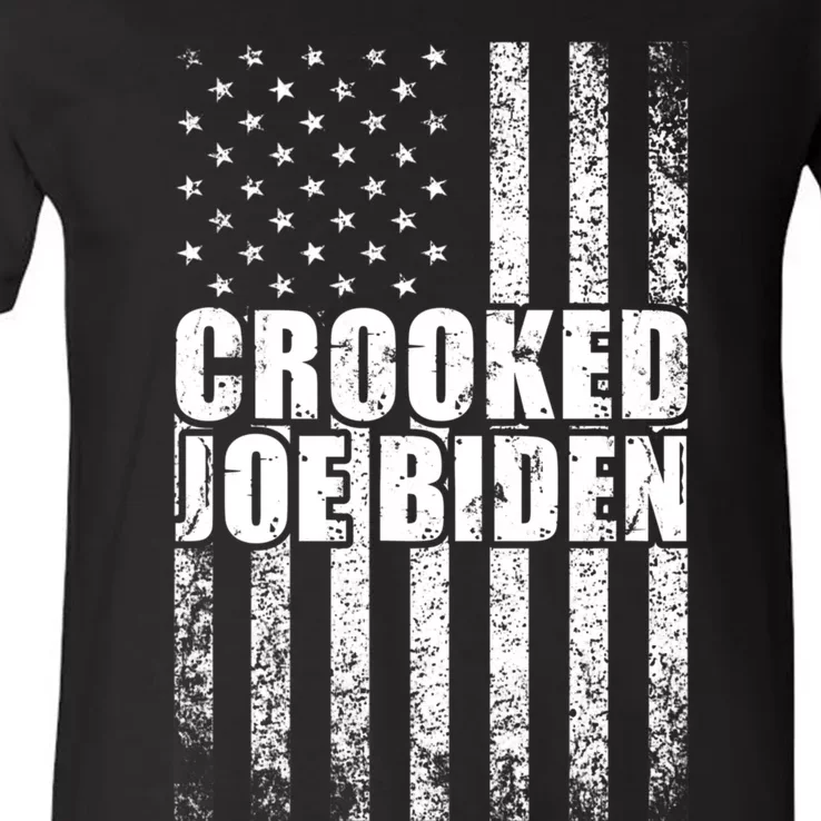 Crooked Joe Biden Trump Quote Called Joe Biden Crooked V-Neck T-Shirt