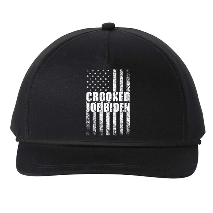 Crooked Joe Biden Trump Quote Called Joe Biden Crooked Snapback Five-Panel Rope Hat