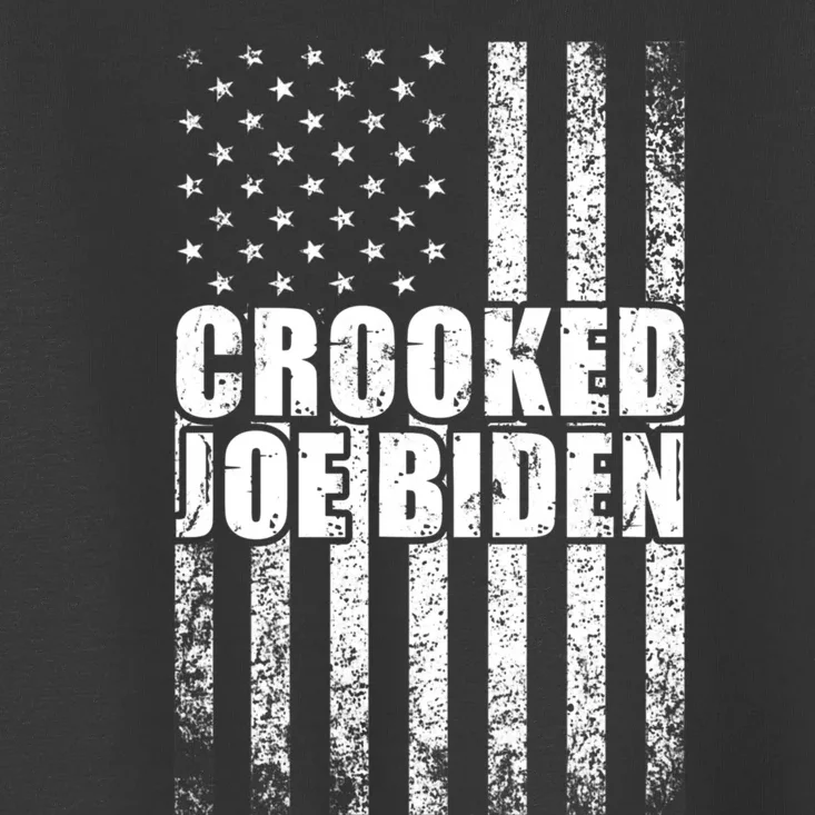 Crooked Joe Biden Trump Quote Called Joe Biden Crooked Toddler T-Shirt