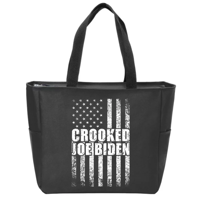 Crooked Joe Biden Trump Quote Called Joe Biden Crooked Zip Tote Bag