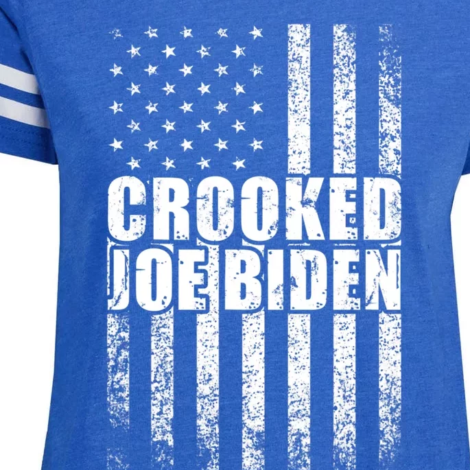 Crooked Joe Biden Trump Quote Called Joe Biden Crooked Enza Ladies Jersey Football T-Shirt