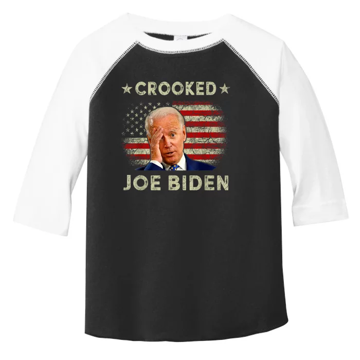 Crooked Joe Biden Toddler Fine Jersey T-Shirt