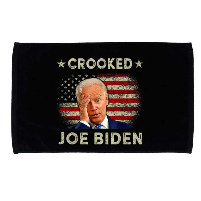 Crooked Joe Biden Microfiber Hand Towel