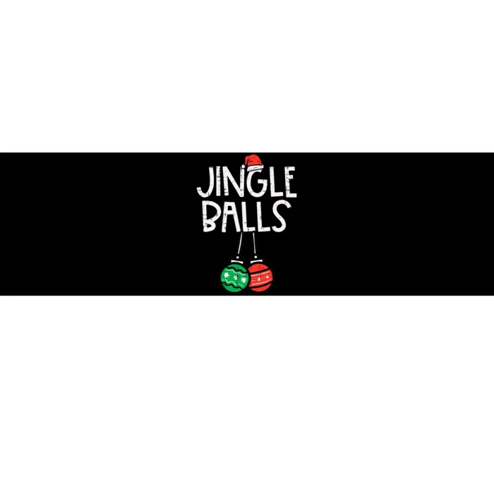 Christmas Jingle Balls Santa Funny Xmas Matching Couple Bumper Sticker