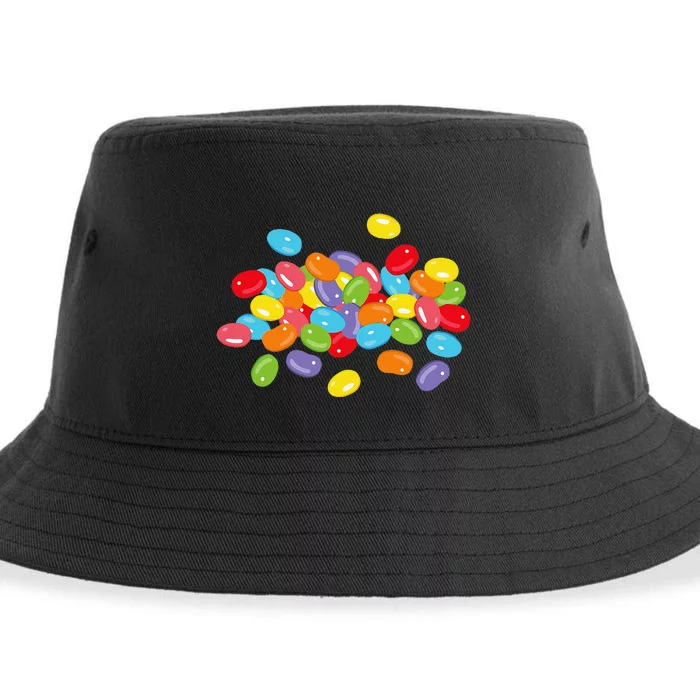 Cute Jelly Beans Candy Lover Easter Foodie Gift Sustainable Bucket Hat