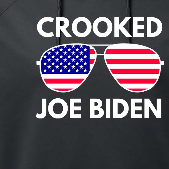 Crooked Joe Biden Trump Quote Called Joe Biden Crooked Performance Fleece Hoodie