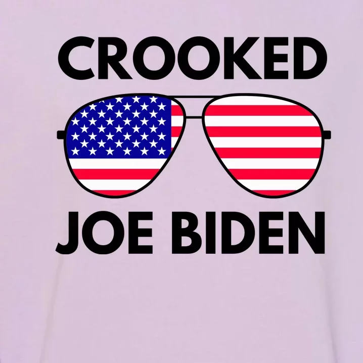 Crooked Joe Biden Trump Quote Called Joe Biden Crooked Garment-Dyed Sweatshirt