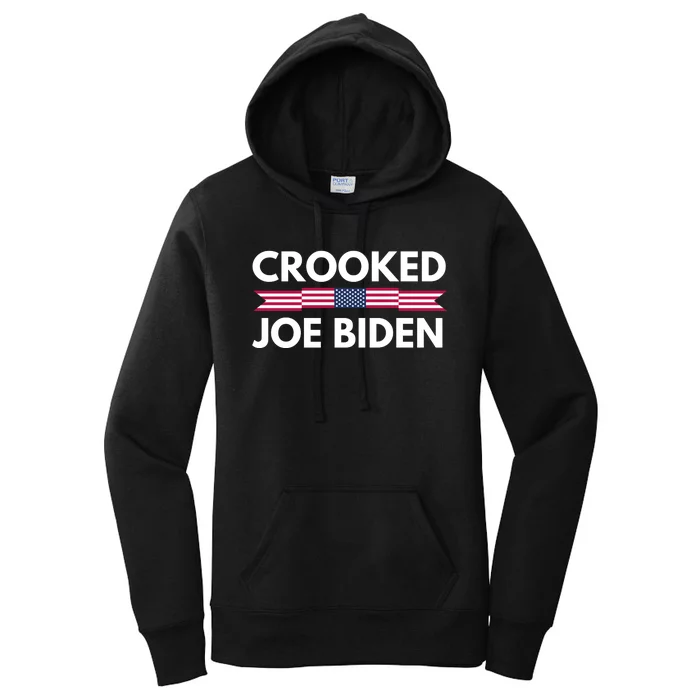 Crooked Joe Biden Trump Quote Called Joe Biden Crooked Women's Pullover Hoodie