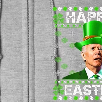 Confused Joe Biden Happy Easter St Patricks Day Full Zip Hoodie