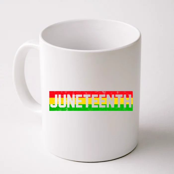 Celebrate Juneteenth Black History Month Freedom Gift Front & Back Coffee Mug