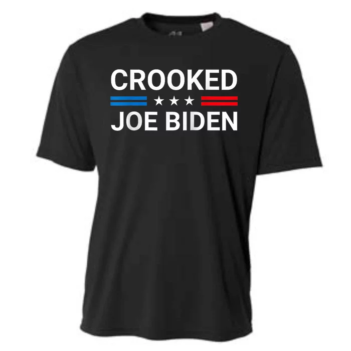 Crooked Joe Biden Trump Quote Called Joe Biden Crooked Cooling Performance Crew T-Shirt