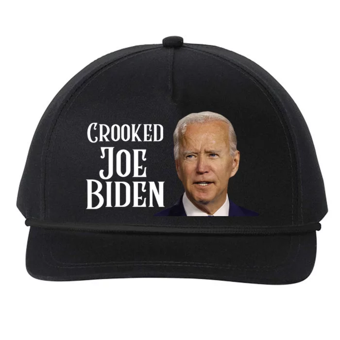 Crooked Joe Biden Snapback Five-Panel Rope Hat