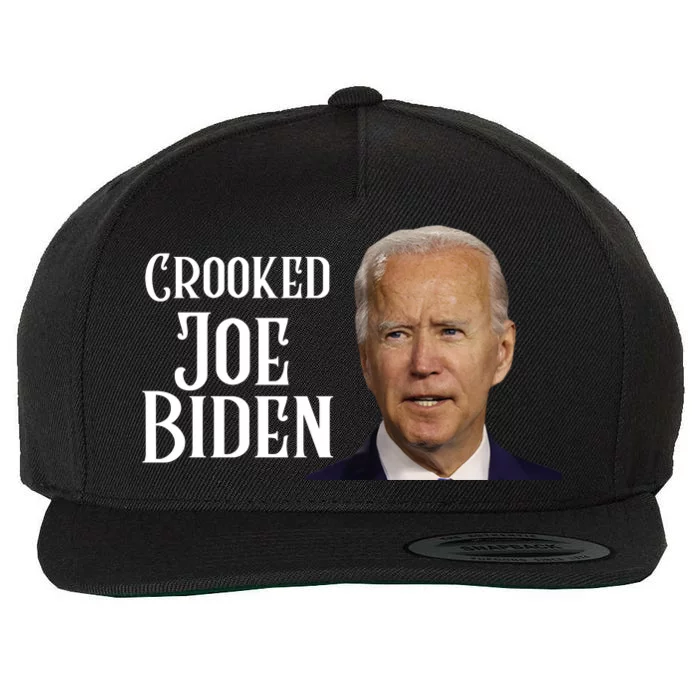 Crooked Joe Biden Wool Snapback Cap