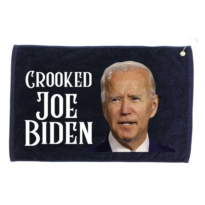 Crooked Joe Biden Grommeted Golf Towel