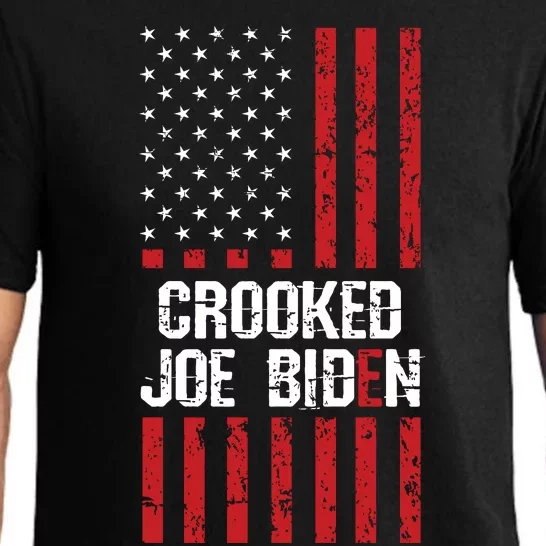 Crooked Joe Biden Trump Quote Called Joe Biden Crooked Pajama Set