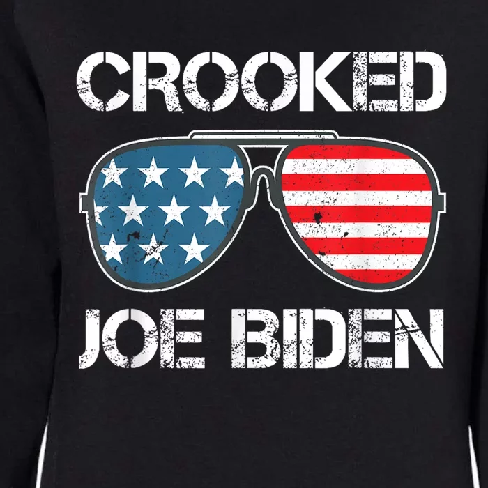 Crooked Joe Biden Trump Quote Called Joe Biden Crooked Womens California Wash Sweatshirt