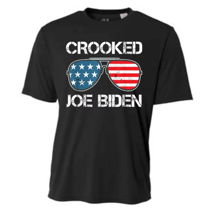 Crooked Joe Biden Trump Quote Called Joe Biden Crooked Cooling Performance Crew T-Shirt