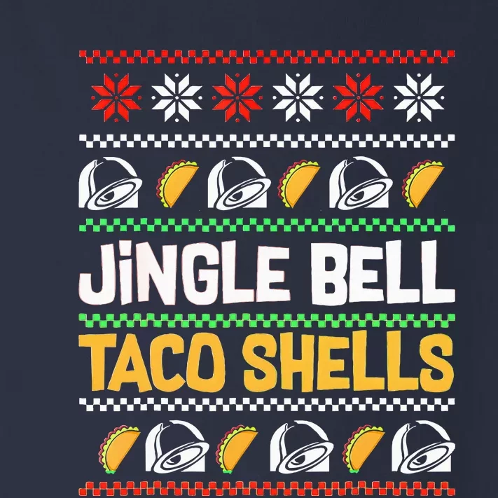 Christmas Jingle Bells Taco Shells Funny Ugly Xmas Sweater Toddler Long Sleeve Shirt