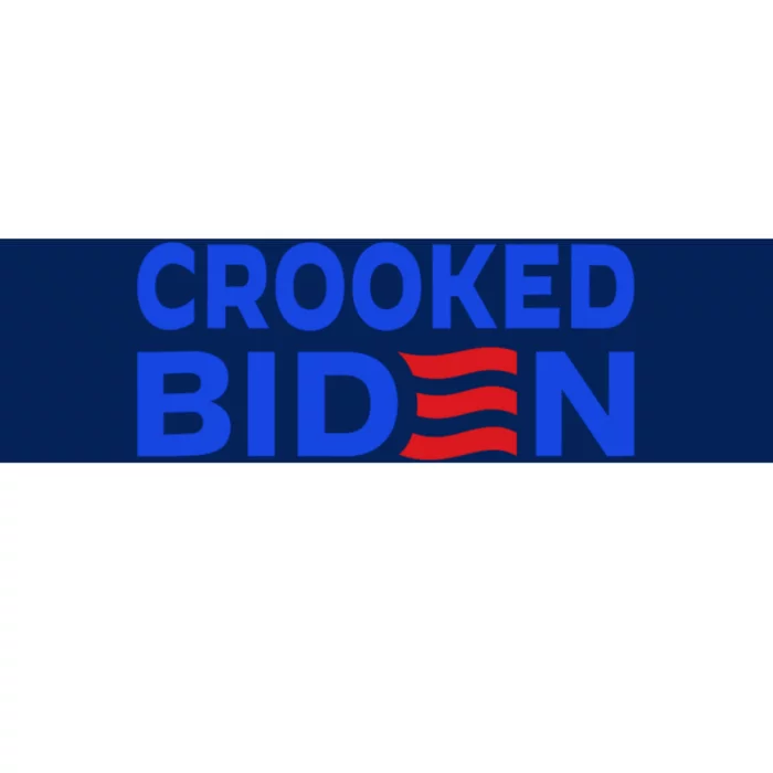 Crooked Joe Biden Confused Anti Biden Bumper Sticker