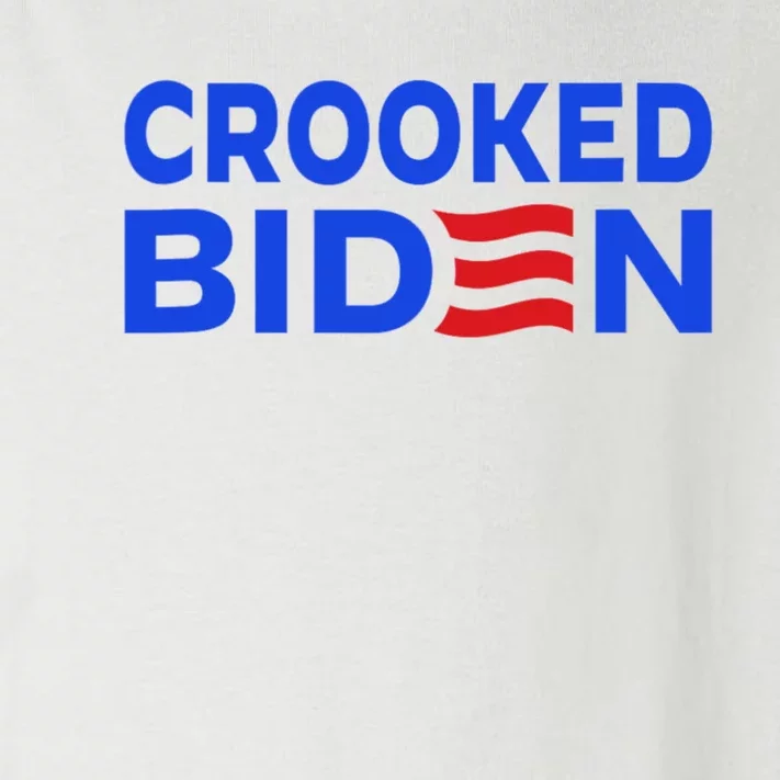 Crooked Joe Biden Confused Anti Biden Toddler Long Sleeve Shirt