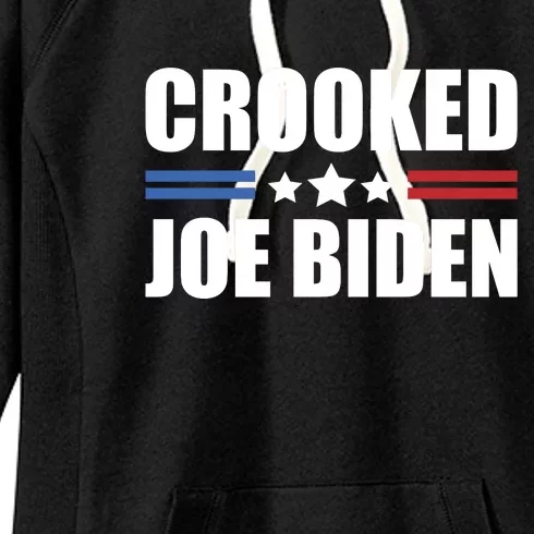 Crooked Joe Biden Women's Fleece Hoodie