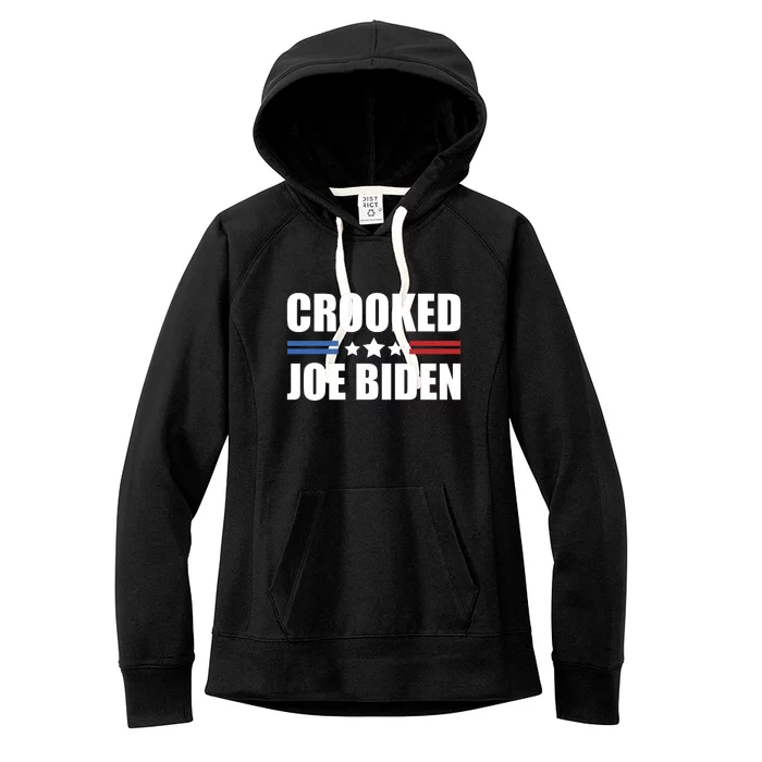 Crooked Joe Biden Women's Fleece Hoodie