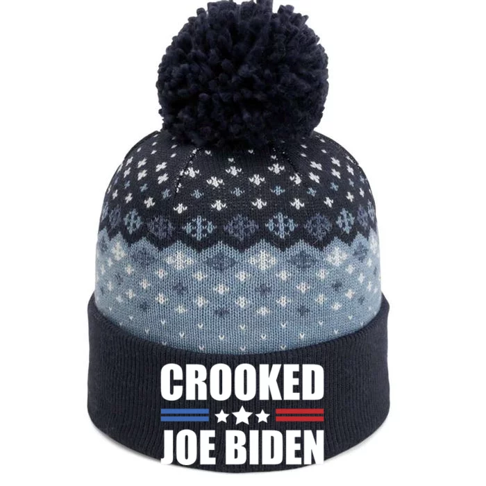 Crooked Joe Biden The Baniff Cuffed Pom Beanie