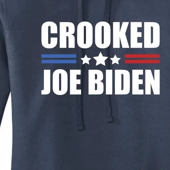 Crooked Joe Biden Women's Pullover Hoodie