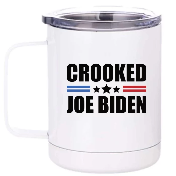 Crooked Joe Biden Front & Back 12oz Stainless Steel Tumbler Cup